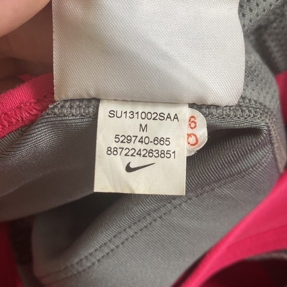 Nike Women Dri Fit Racerback Workout Tank Top • Hot Barbie Pink • M Medium - Picture 10 of 11
